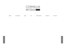 Tablet Screenshot of cornelia-ritzke.com